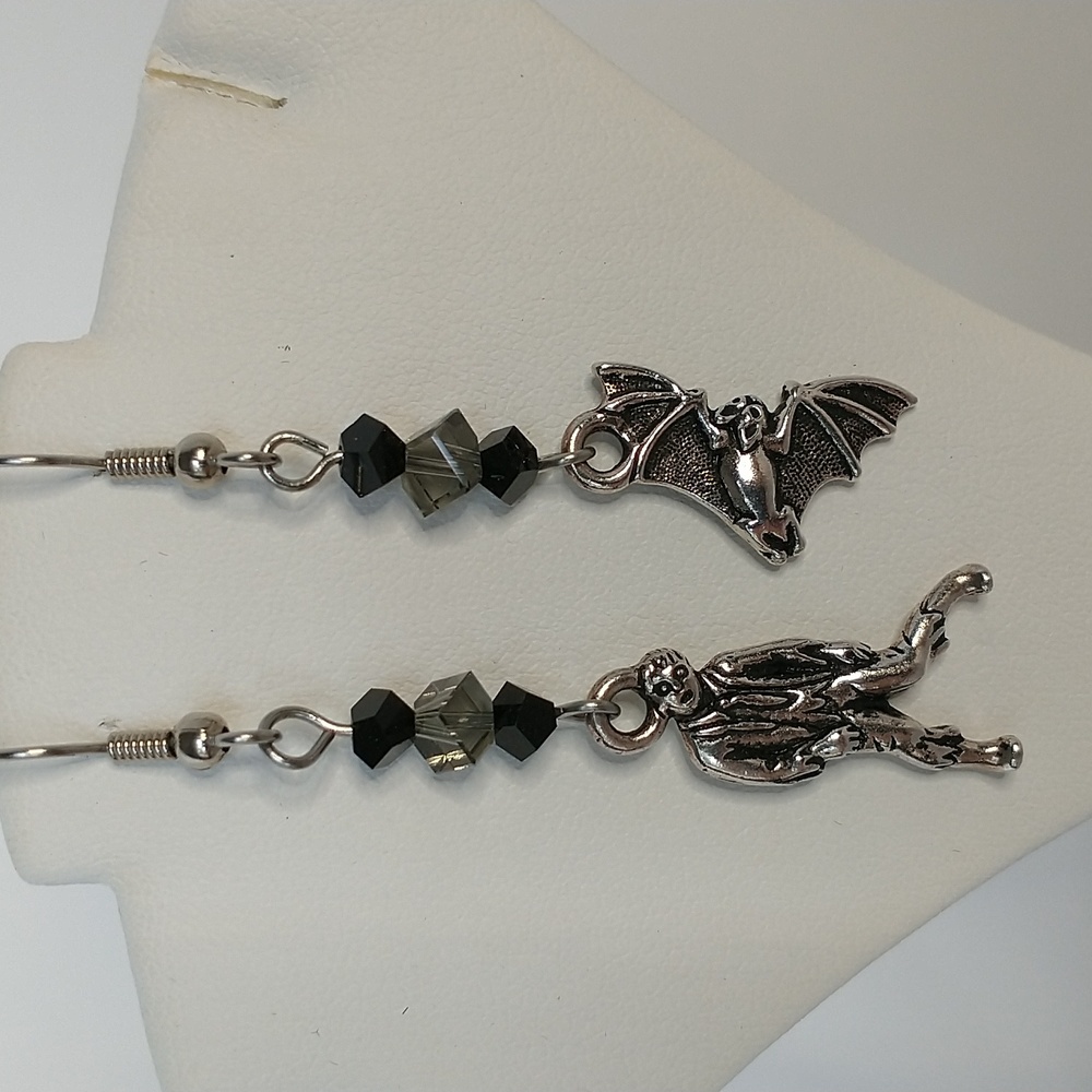 Halloween Swarovski earrings